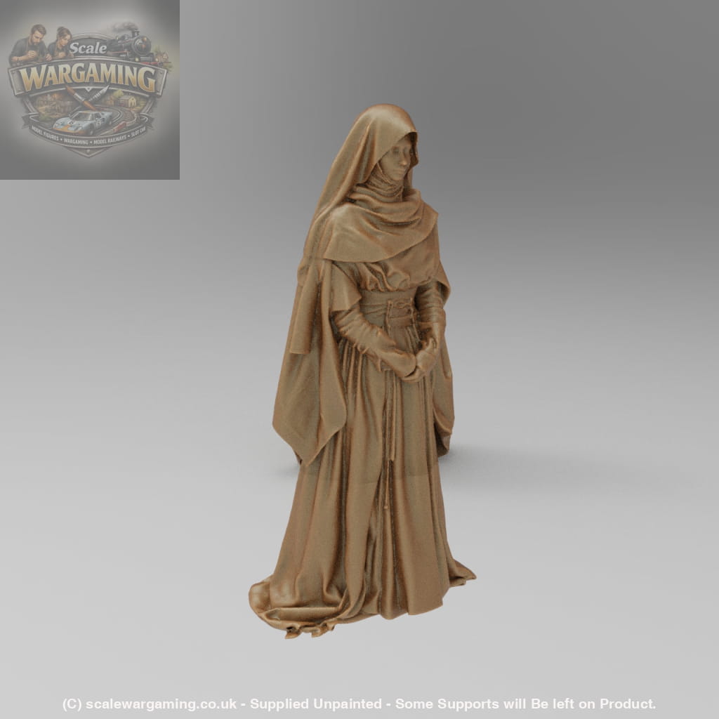 SW9017 Medieval Lady In Church - Figure
