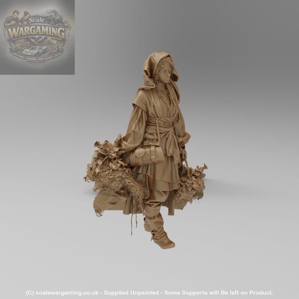 SW9018 Medieval Girl Forager - Figure