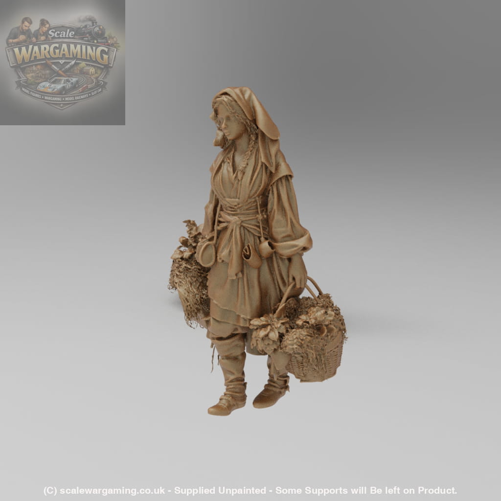 SW9018 Medieval Girl Forager - Figure