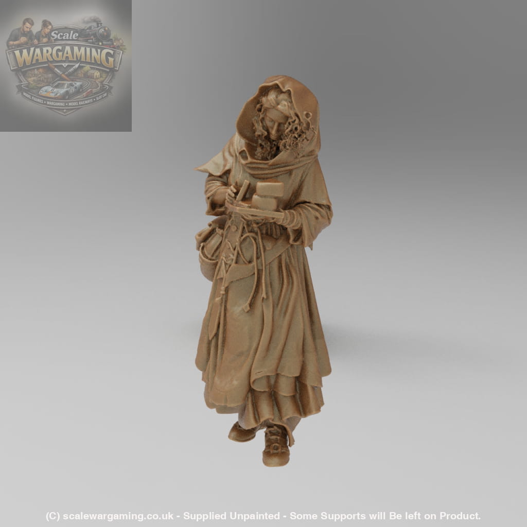 SW9020 Medieval Girl with Bread - Figure