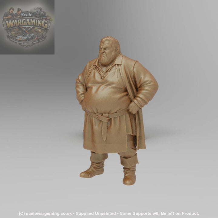 SW9022 Fat Medieval Male farmer - Figure