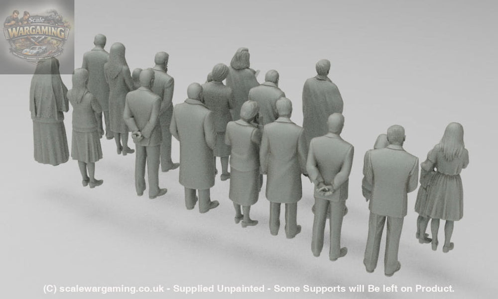 SW9034 Grieving Funeral Family Group - Figure