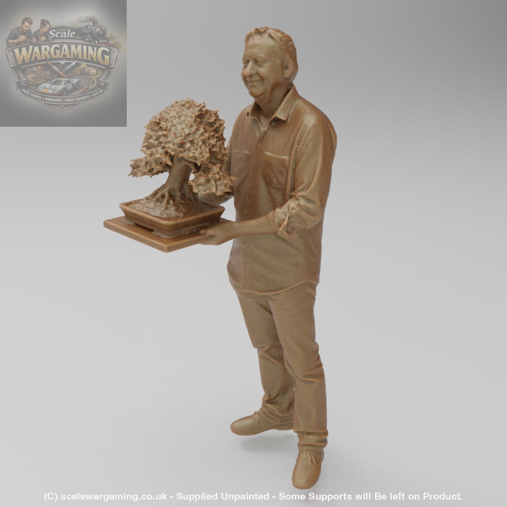 SW9038 Man with Bonsai Tree - Figure