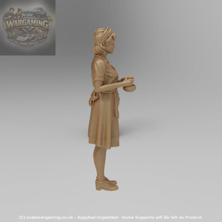 SW9114 Waitress with coffee - Figure