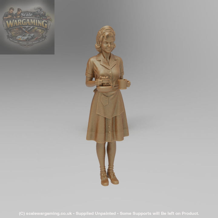 SW9114 Waitress with coffee - Figure
