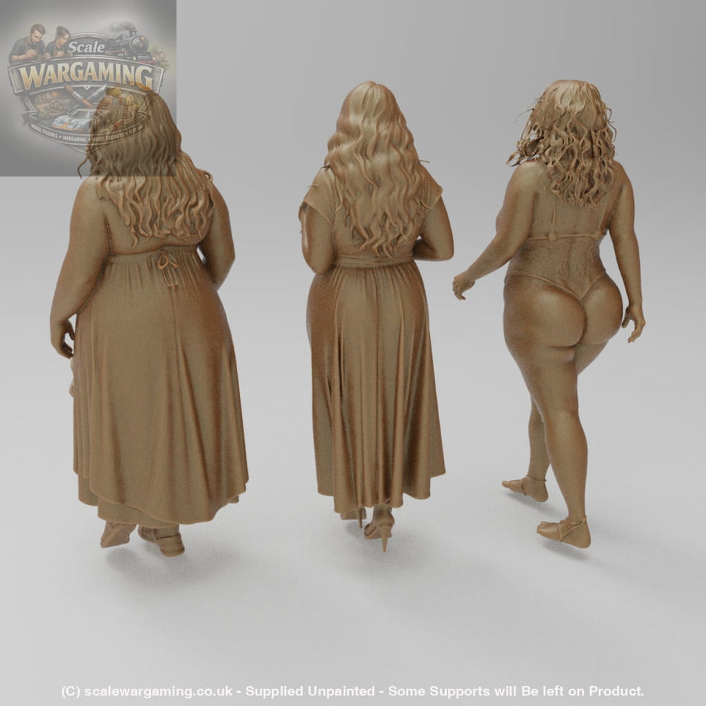 SW9124 3 Busty Girls Walking - Figure