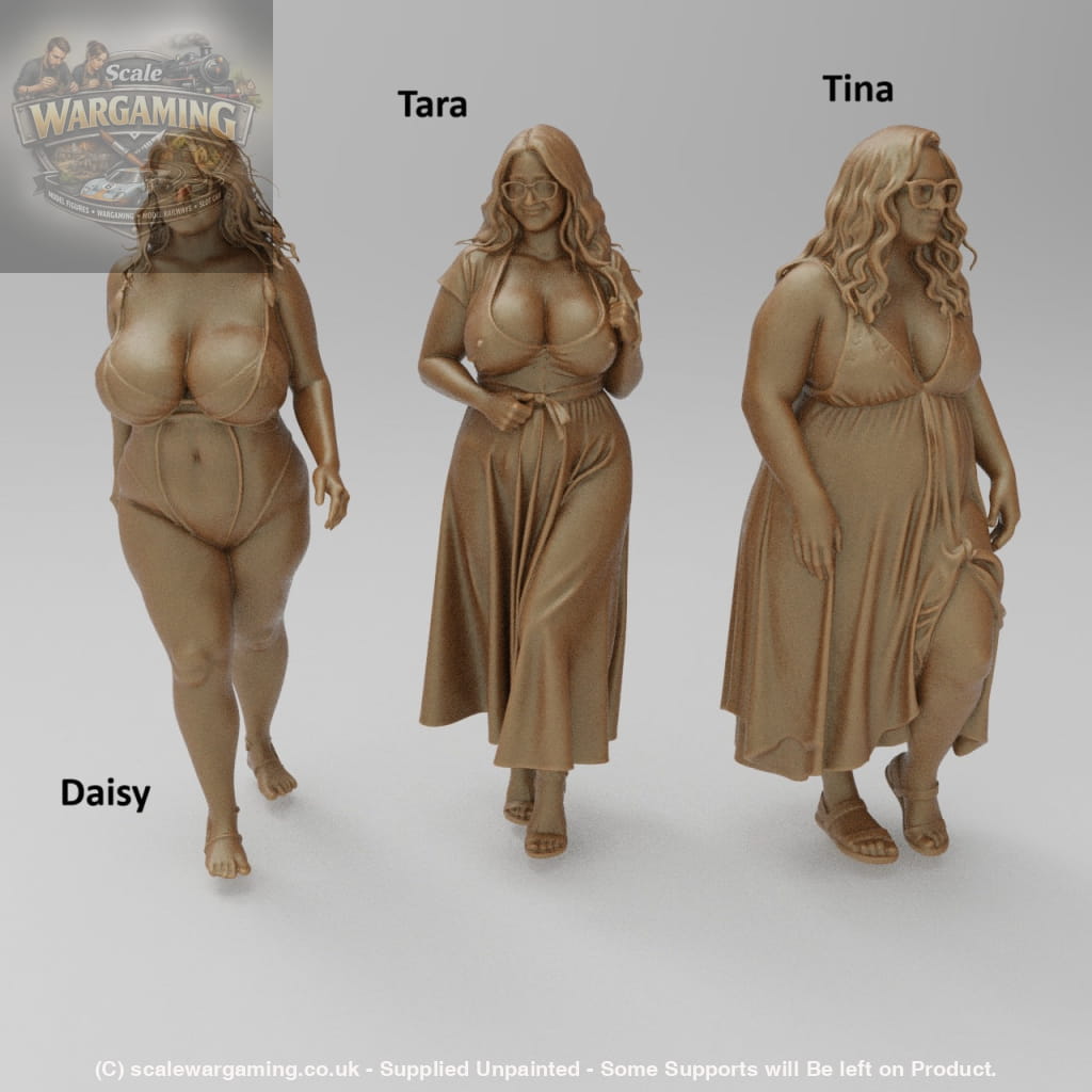 SW9124 Busty Girls Walking - Figure