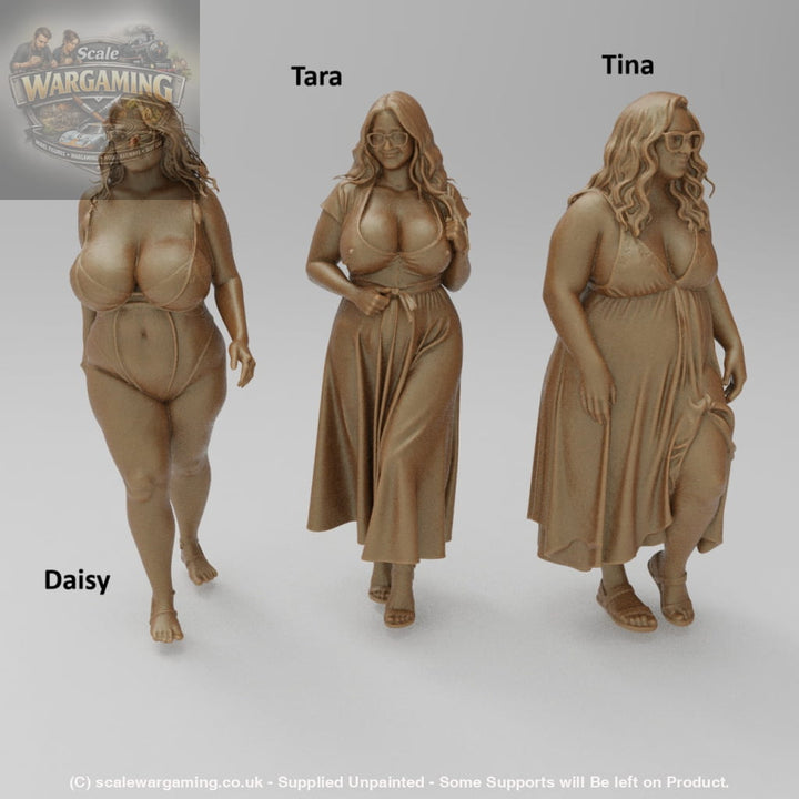 SW9124 Busty Girls Walking - Figure