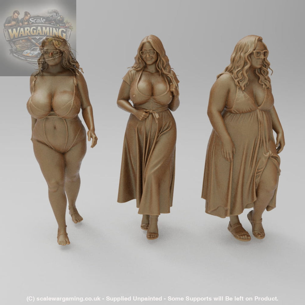 SW9124 Busty Girls Walking - Figure