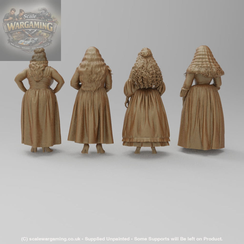 SW9125 4 Medieval Busty Girls - Figure
