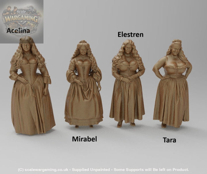SW9125A Medieval Girls - Figure