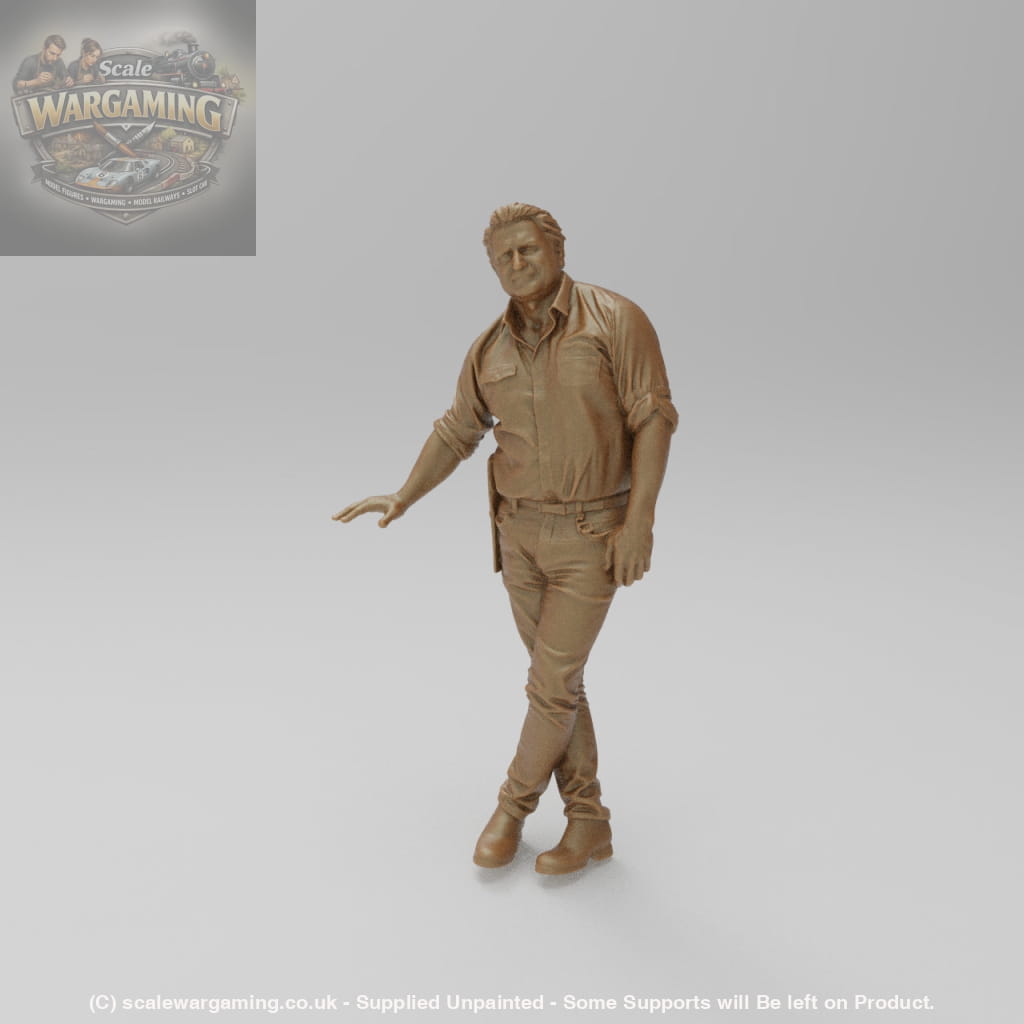 SW9171 Man Leaning on Wall - Figure