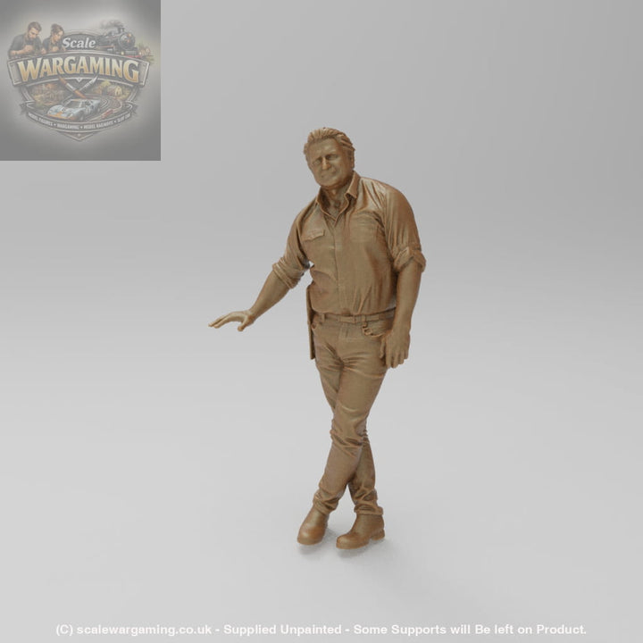 SW9171 Man Leaning on Wall - Figure