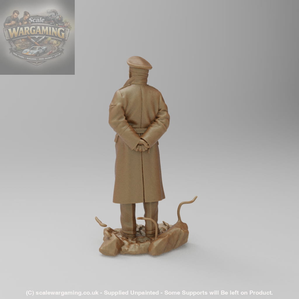 SW9182 German Officer in rubble - Figure