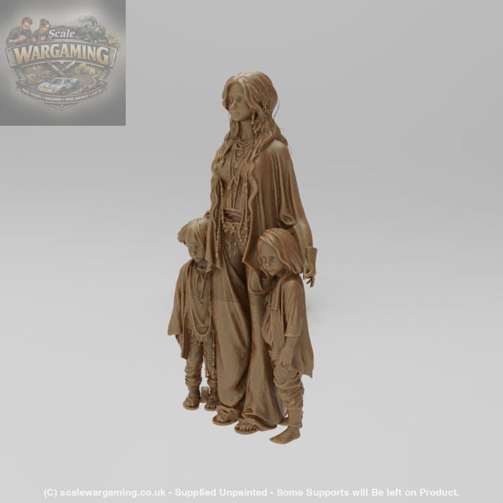 SW9201 Hippie Mum and Kids - Figure
