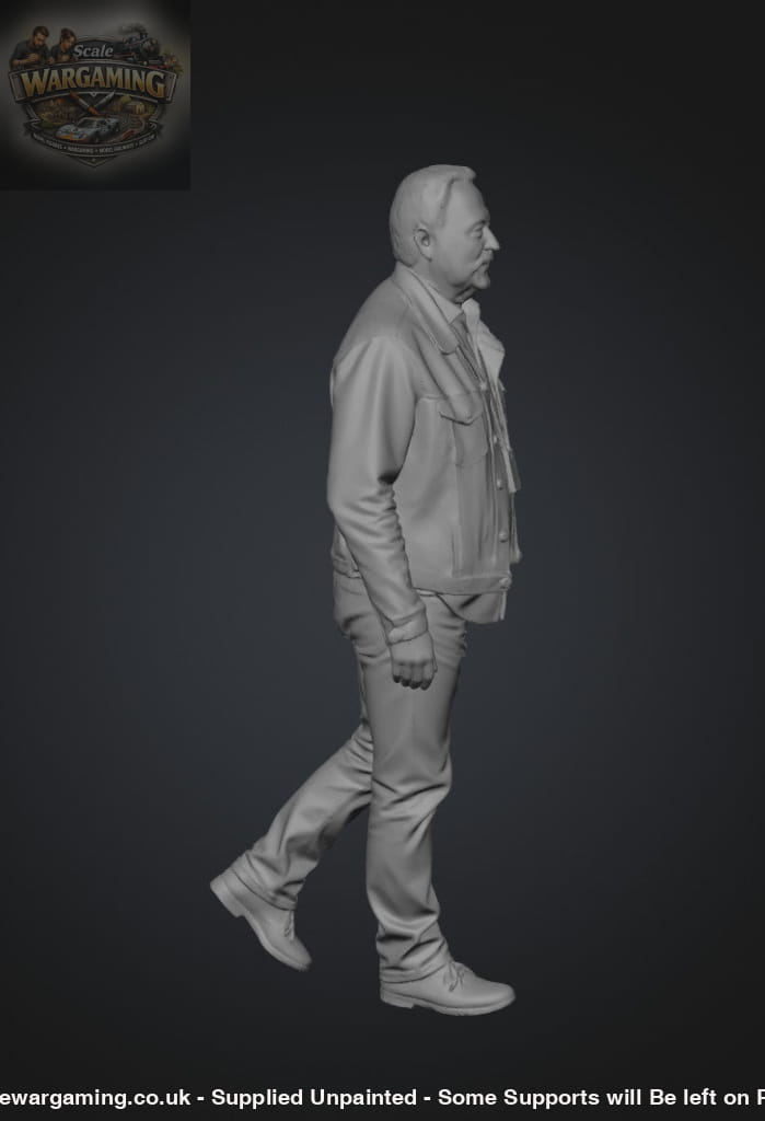 SW9203 Older Male in Denim Walking - Figure