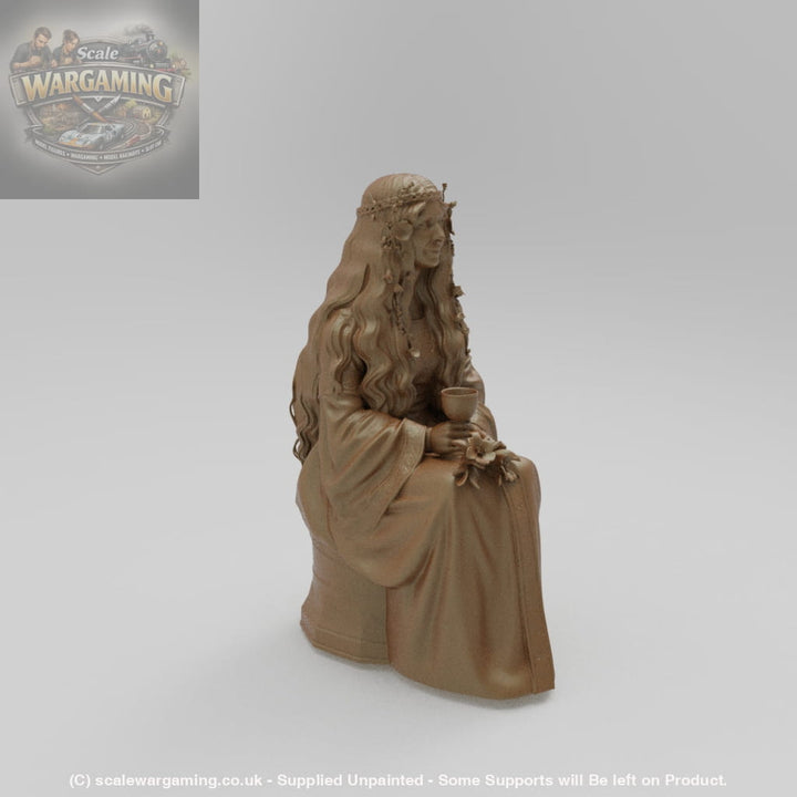 SW9209 Medieval Girl Sitting - Figure