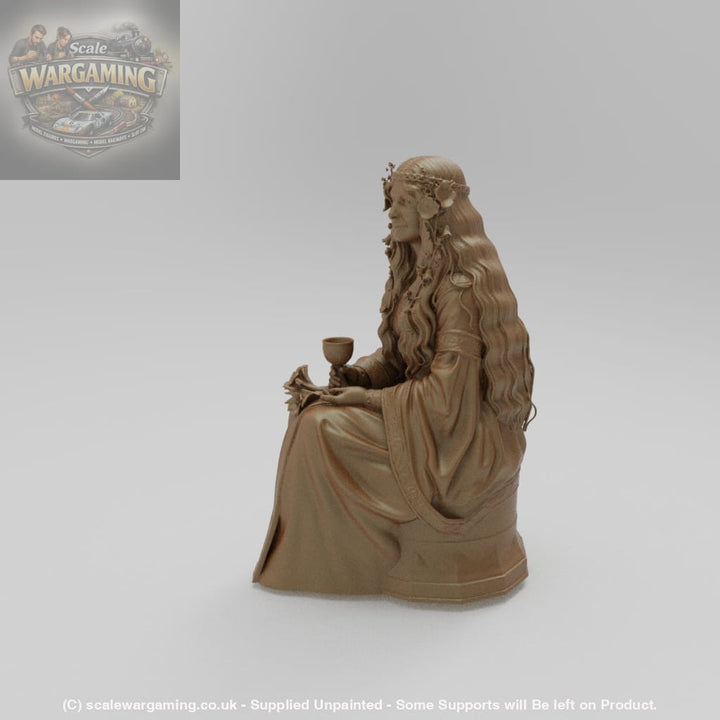 SW9209 Medieval Girl Sitting - Figure