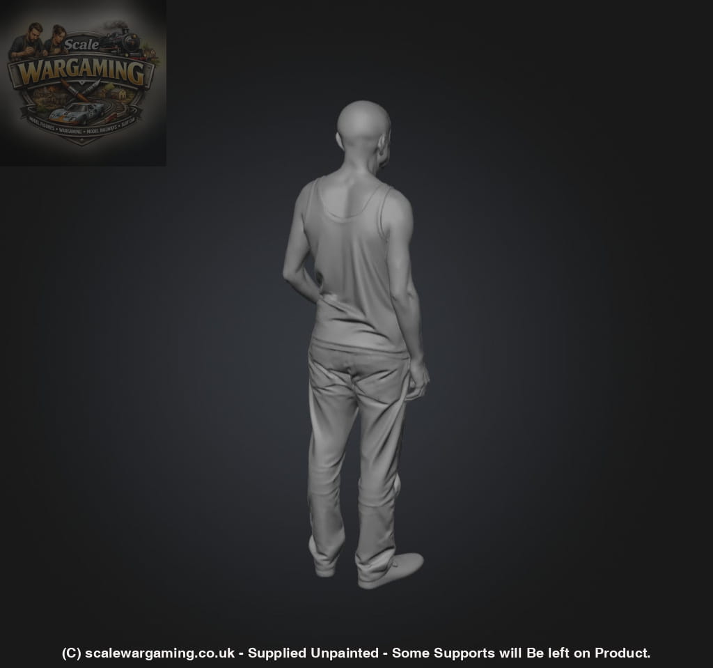 SW9232 Pensioner in Vest - Figure