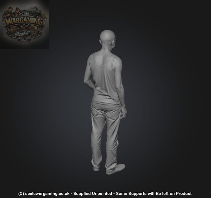 SW9232 Pensioner in Vest - Figure