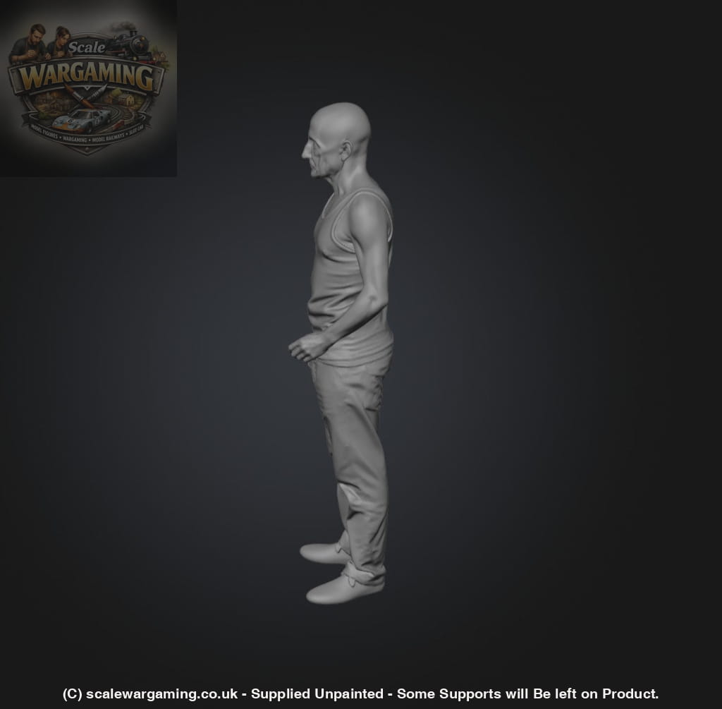 SW9232 Pensioner in Vest - Figure