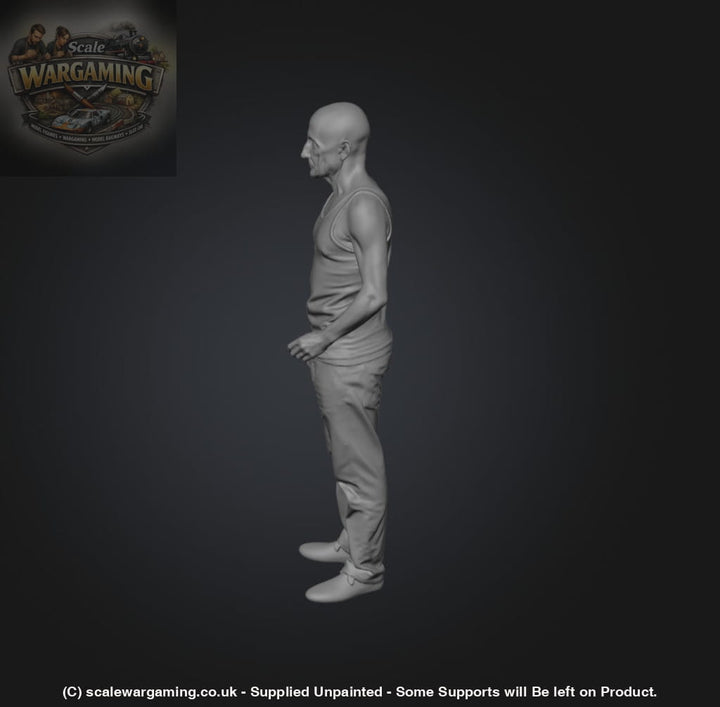 SW9232 Pensioner in Vest - Figure