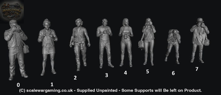SW9241 Bird Watchers with Camera’s - 1:76 / Figure