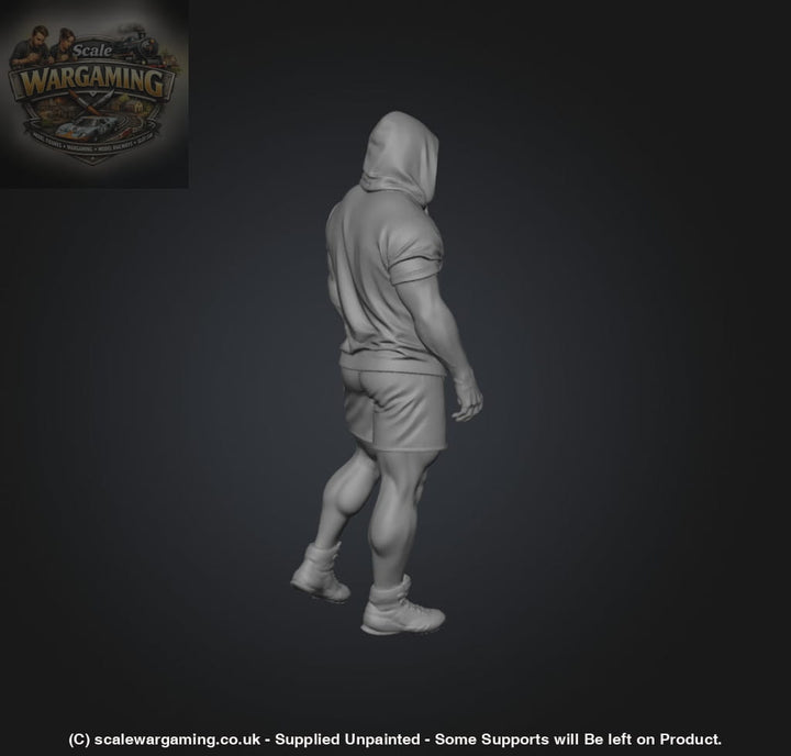 SW9242 Muscle man in hoodie - Figure
