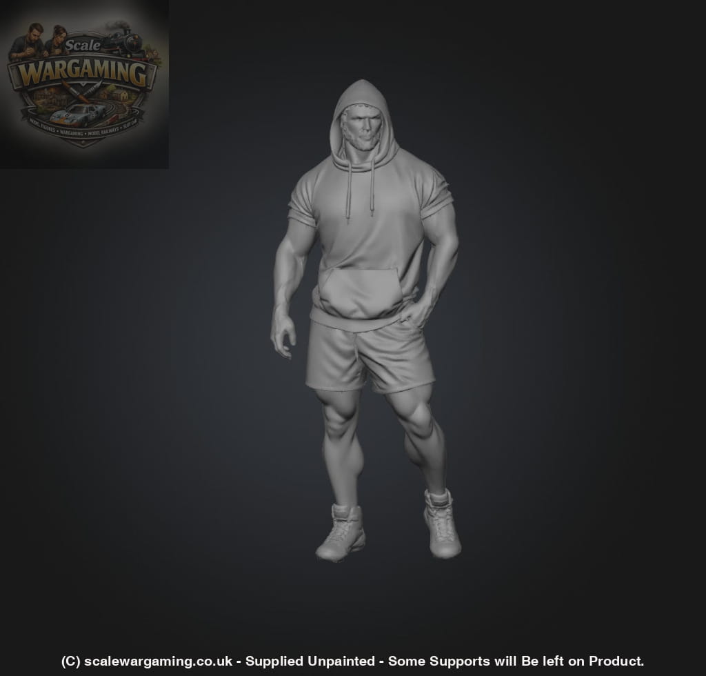 SW9242 Muscle man in hoodie - Figure