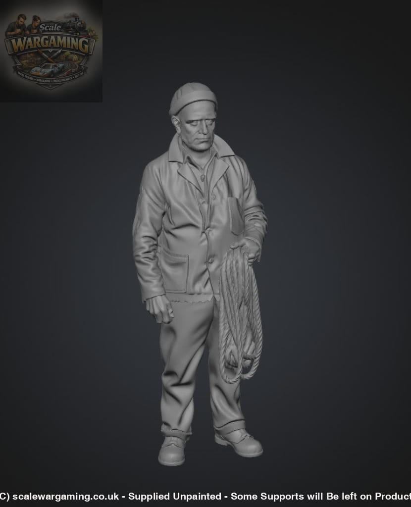 SW9244 Fishing-Tug Boat Crew - Figure