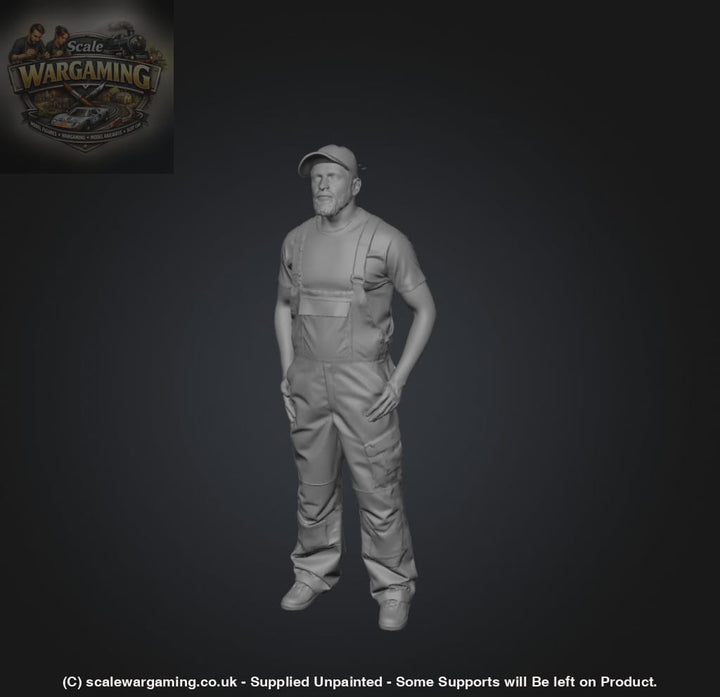 SW9253 Ron the Farmer in Waterproof Bib - Figure