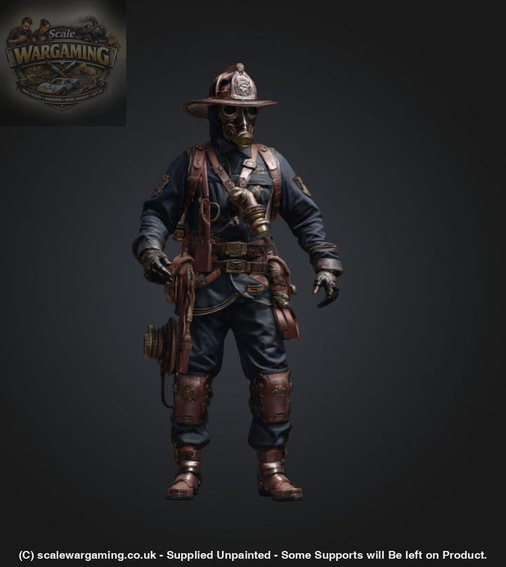 SW9264 - Steampunk - Brass Clad firefighter - Figure