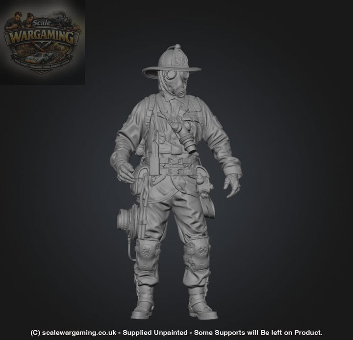 SW9264 - Steampunk - Brass Clad firefighter - Figure