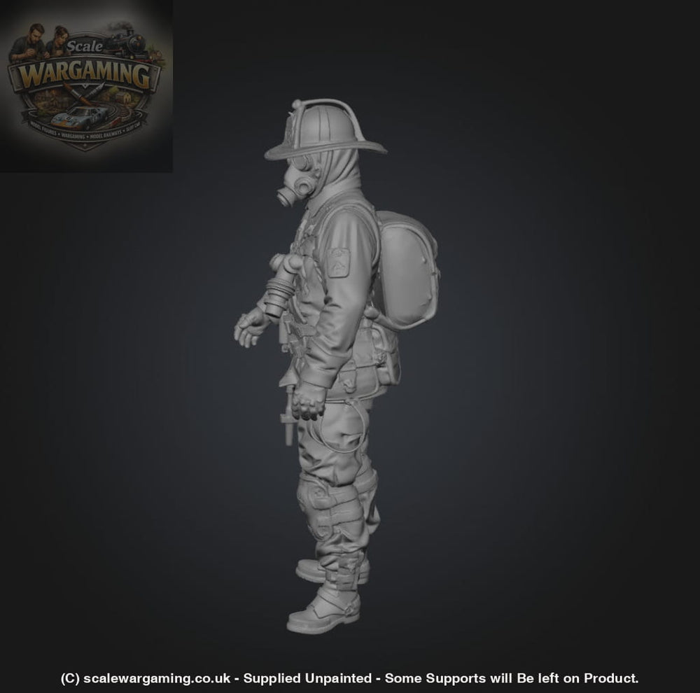 SW9264 - Steampunk - Brass Clad firefighter - Figure