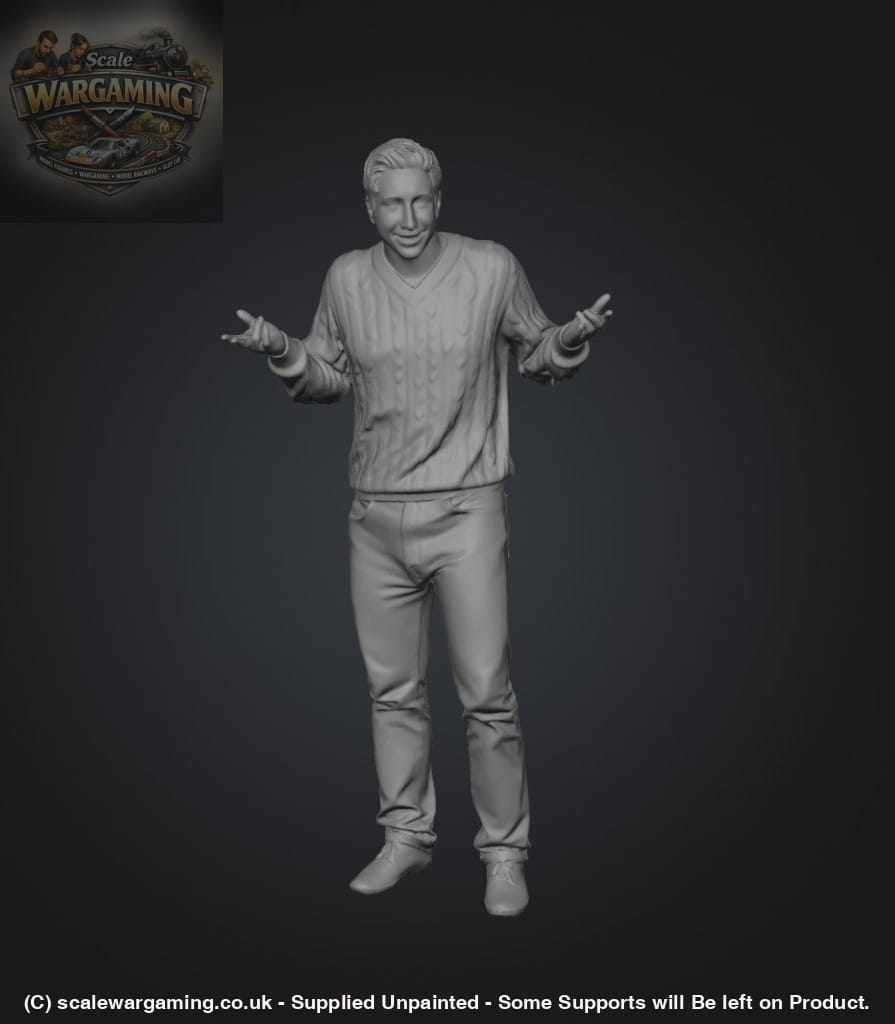SW9279 Male Shrugging arms out - Figure