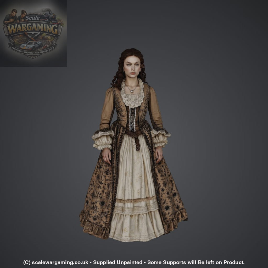 SW9281 Early American People Female 201 - Figure