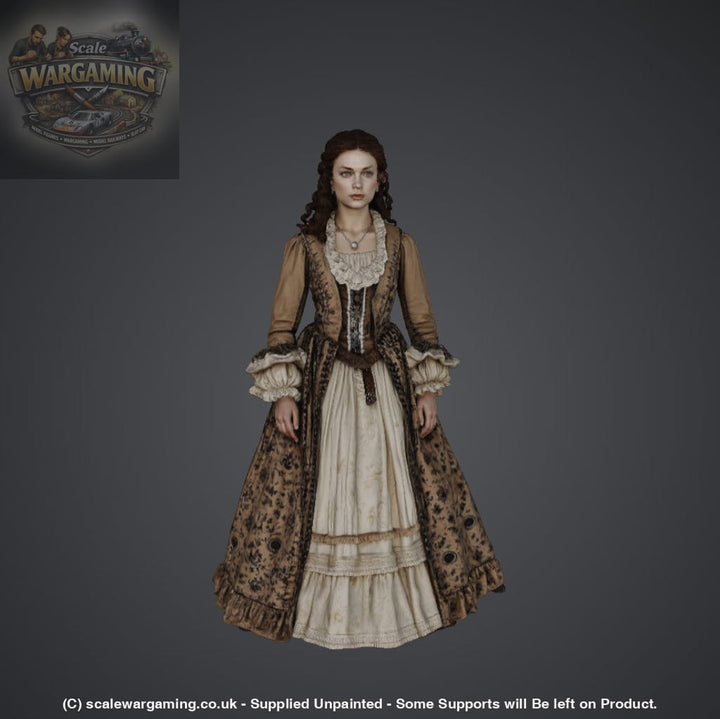 SW9281 Early American People Female 201 - Figure