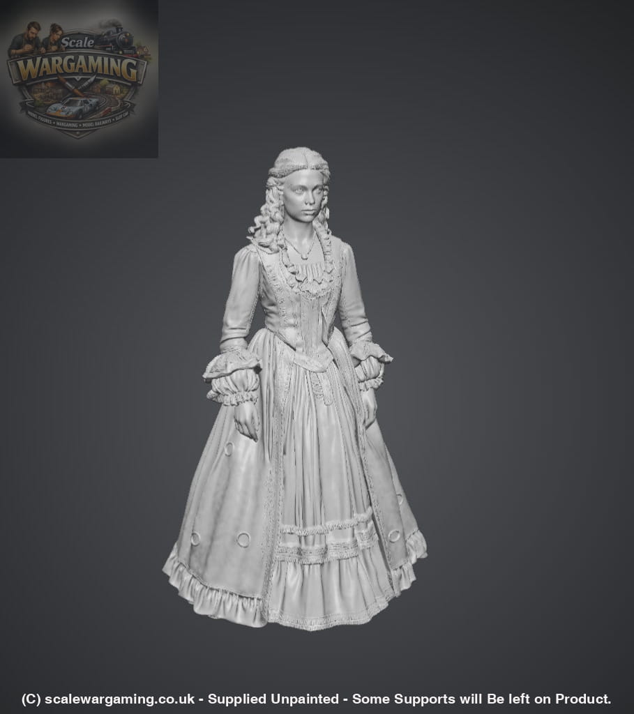 SW9281 Early American People Female 201 - Figure