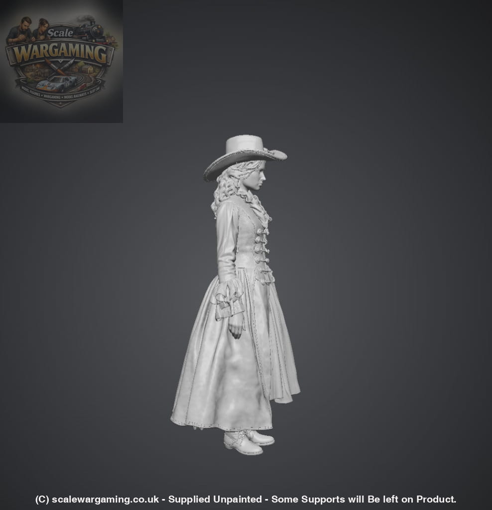 SW9281 Early American People Female 208 - Figure
