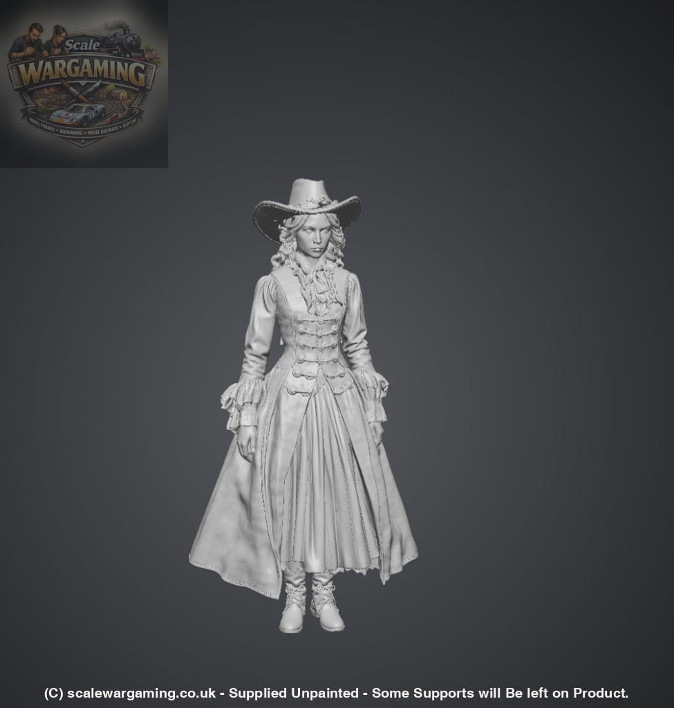 SW9281 Early American People Female 208 - Figure