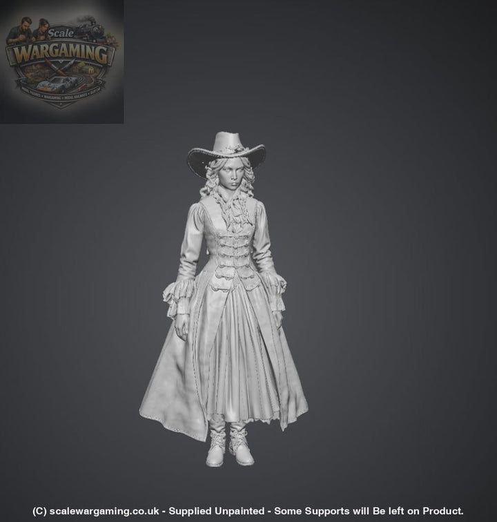SW9281 Early American People Female 208 - Figure