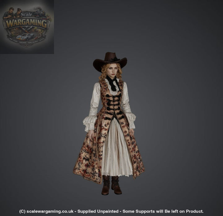 SW9281 Early American People Female 208 - Figure