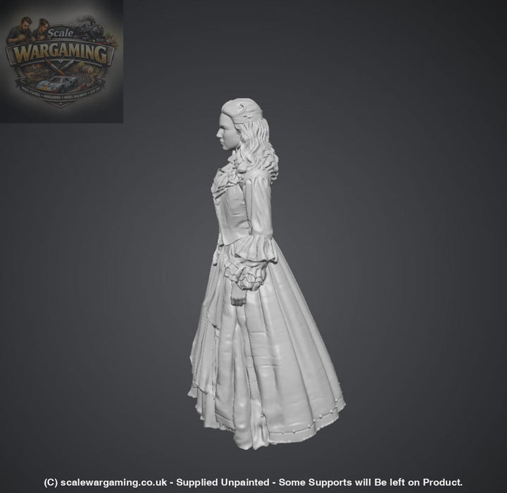 SW9281 Early American People Female 4 - Figure