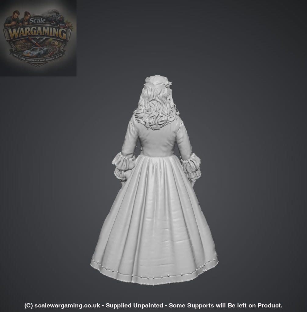 SW9281 Early American People Female 4 - Figure
