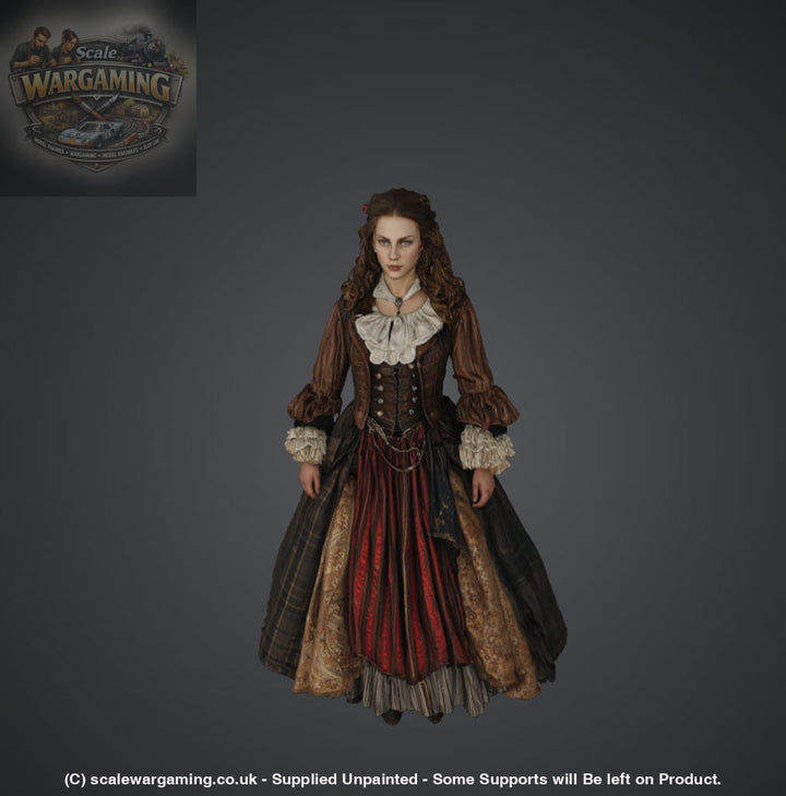 SW9281 Early American People Female 4 - Figure