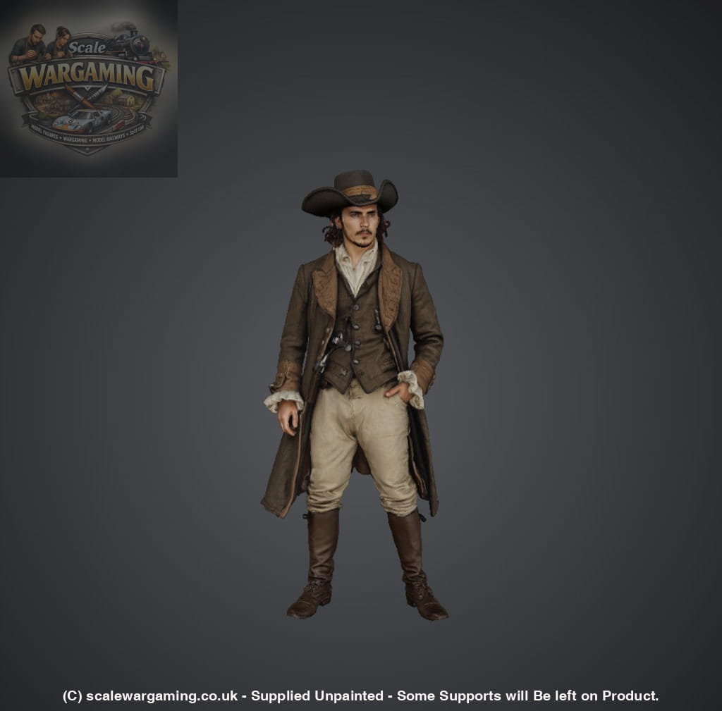 SW9281 Early American People Male 205 - Figure