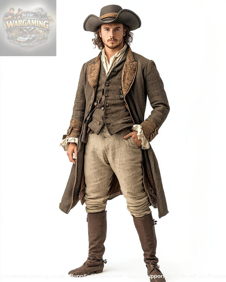 SW9281 Early American People Male 205 - Figure