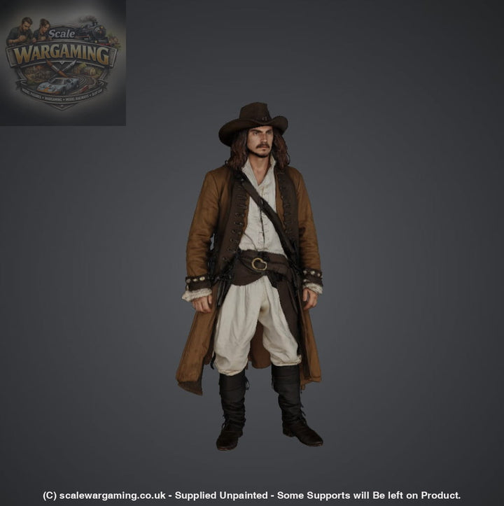 SW9281 Early American People Male 206 - Figure