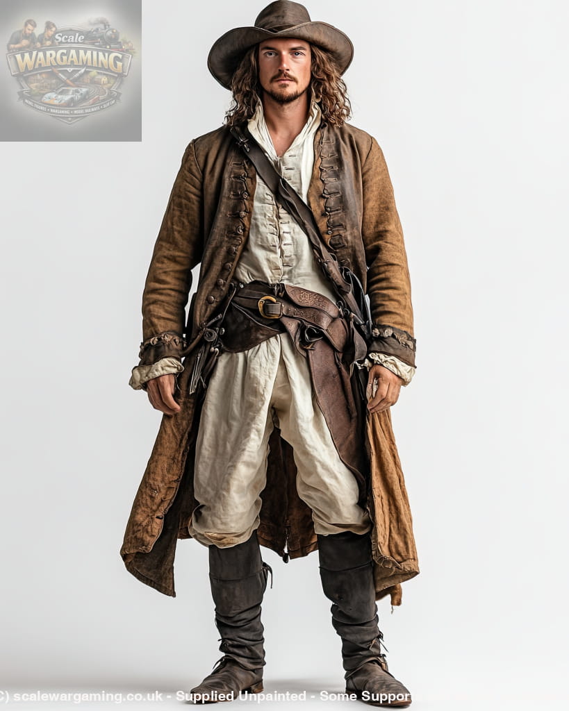 SW9281 Early American People Male 206 - Figure