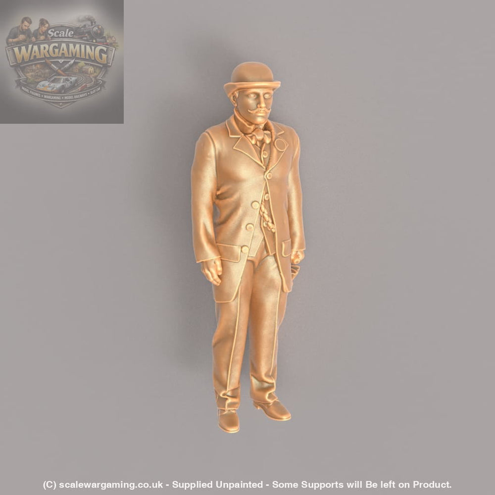 MM928B Edwardian/Victorian Male With Umbrella Figure